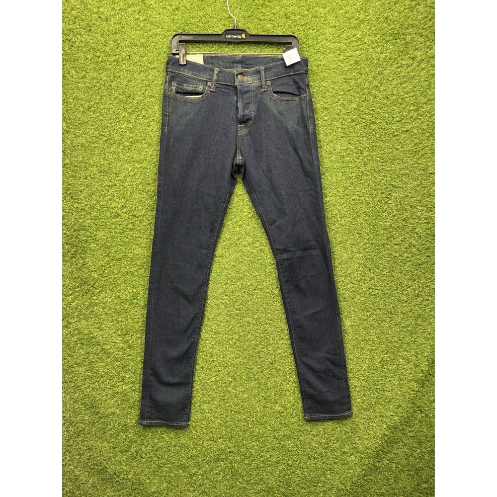 Abercrombie & Fitch Jeans Mens 30x32 Super Skinny Dark Wash Denim Stretch NWT